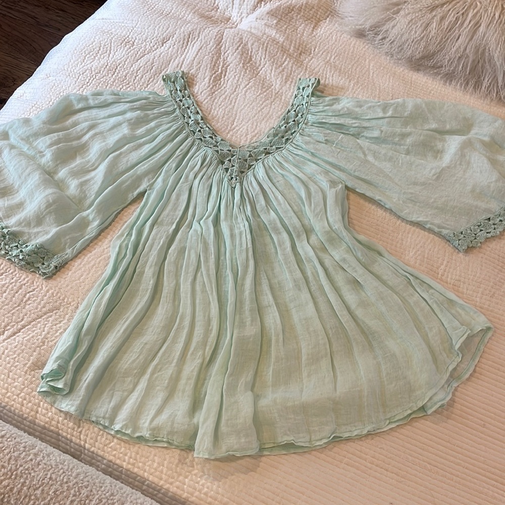 Sunday linen coverup